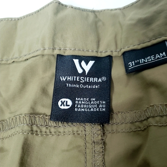 White Sierra Convertible Pants XL NWT - Picture 2 of 12